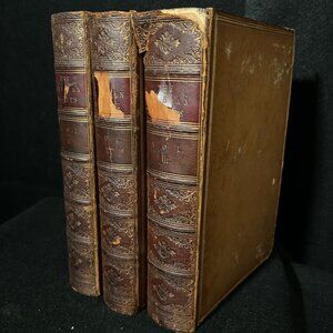 The Arabian Nights 1865 3 Vol Book Set London Routledge Warne Edward Lane